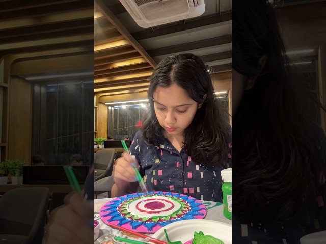 I tried LIPPAN ART!! #minivlog #art #telugu #teluguvlogs #artist #lippanart #ytshorts #youtube #vlog