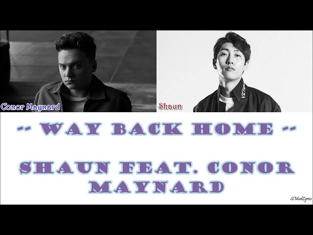 SHAUN - Way Back Home (feat. Conor Maynard)(Sam Feldt Edit)_HAN_ROM_IND_Color_Code_Lyrics