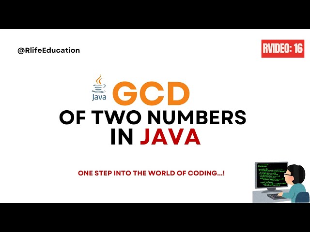 Find GCD of Two Numbers in Java | Loop + Logic Explained | Java Basics for Beginners #video16 #java