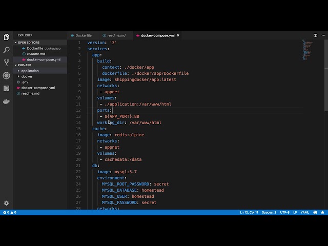 Variables in Docker Compose