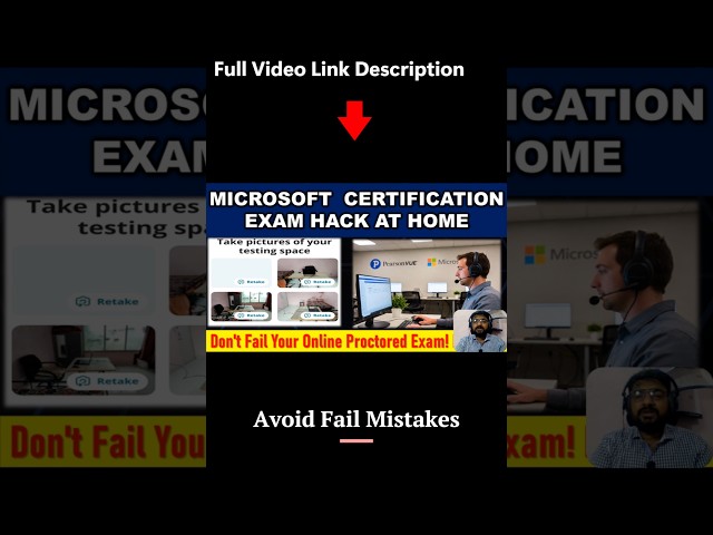 🏠Pass Microsoft Exam from Home | 🚀 ONVUE Room Setup, Rules & Secret Tips | #microsoftcertification