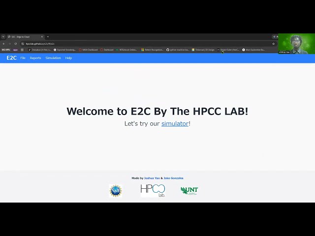 Edge-to-Cloud (E2C) Simulator Tutorial