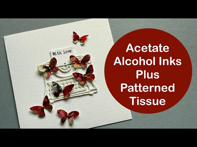 More playtime with acetate and alcohol inks!