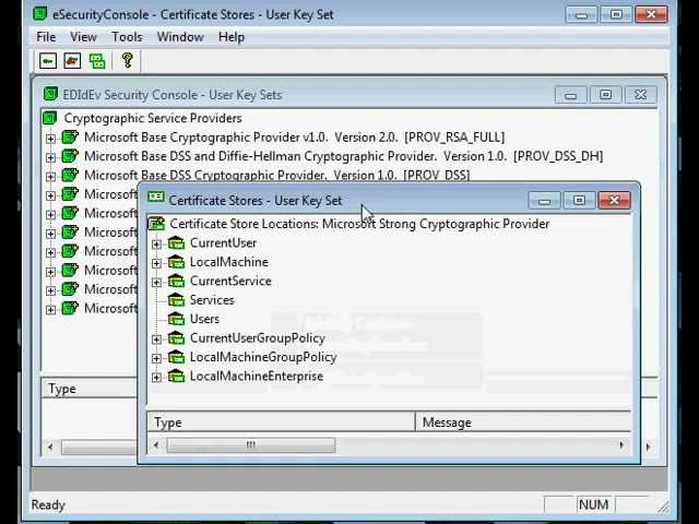 Troubleshooting with the EDIdEv eSecurityConsole Utility