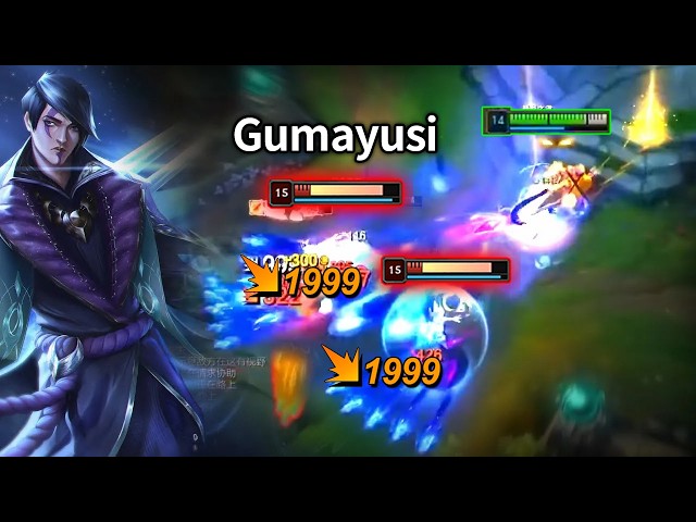 "003ad" #1 Aphelios Destroying GUMAYUSI in KR HighElo - Engsub