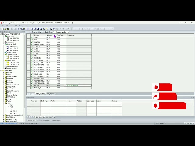 X LADDER [ PLASTIC INJECTION MOULDING MACHINE PART-4 ] PROGRAM