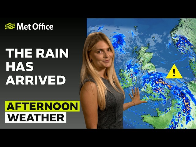 29/08/2026 - Unsettled south, dry north - Afternoon Weather Forecast UK - Met Office Weather