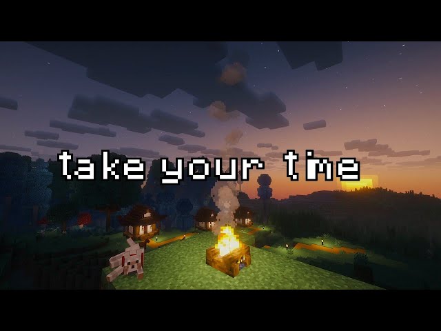 Lost in Time 8 Hours of Aesthetic Minecraft Landscapes  Soft Melodies