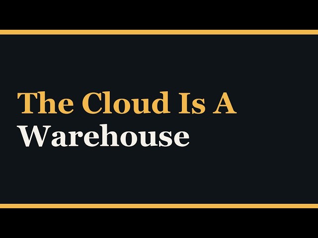 What's Inside a Data Center (Where the Cloud Lives)