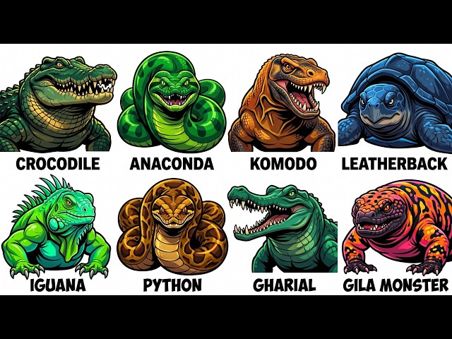 Every MASSIVE Reptile Explained in 13 Minutes