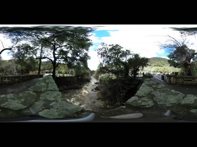 Alum Rock Park - River and Foot Bridge - 360 Sphere