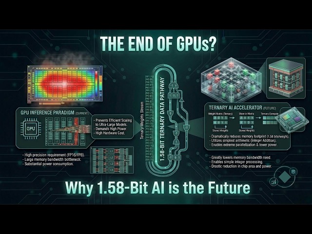 The End of GPUs? Why 1.58-Bit AI is the Future