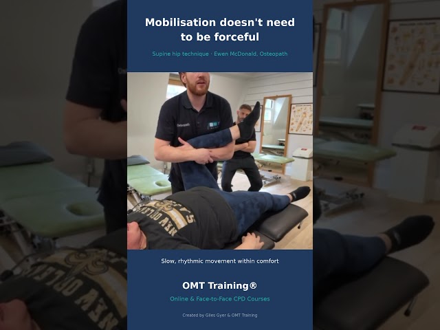 Osteopathy hip mobilisation techniques