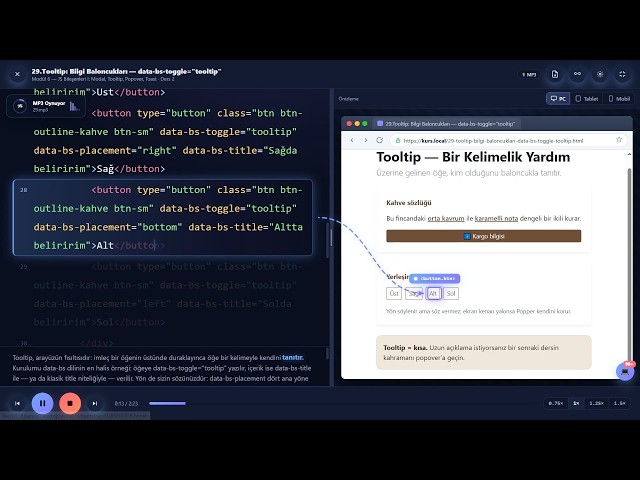 Bootstrap Tooltip | Brief Explanations, Four-Way Positioning, and Popper