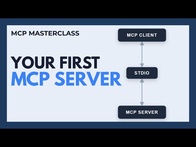 Build Your First MCP Server in Python | MCP Masterclass #2