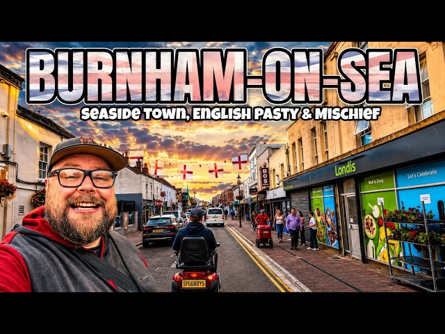 We Spent the Day in BURNHAM-ON-SEA! Seaside Town, Food & Chaos