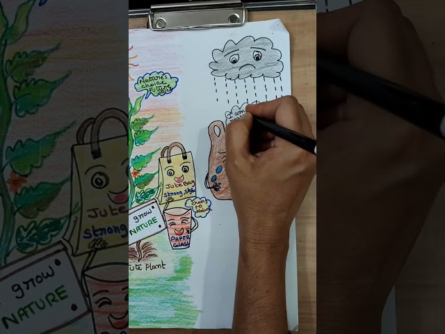 some cute ideas for environment day #easydrawing #beginnerarttips #art #drawingtutorial #share