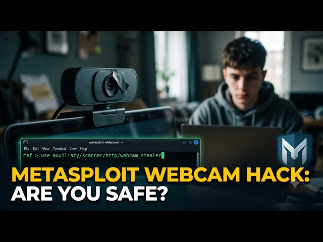 I Hacked a Webcam with Metasploit 😳 | Cybersecurity Lab