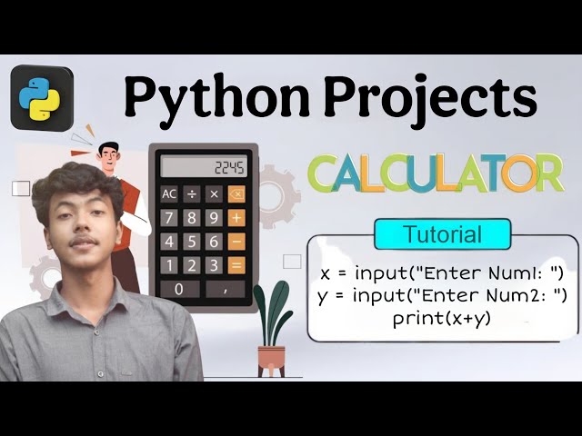 Python Calculator Making Project | Addition, Subtraction, Multiplication & Division.!