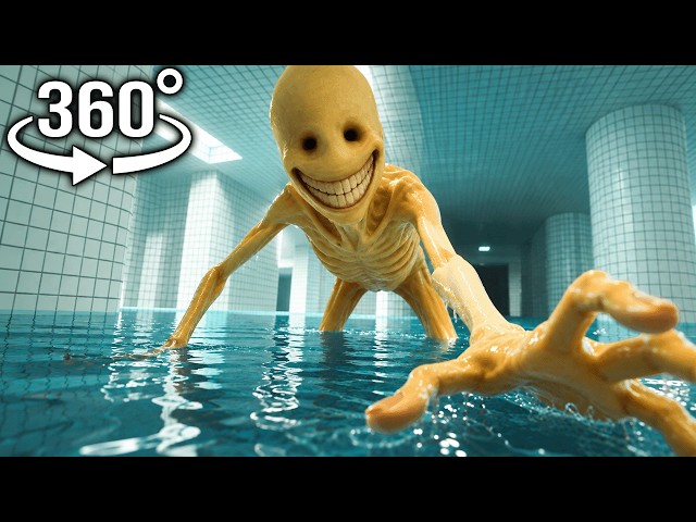 Verity in the Poolrooms! | 360° VR 4K | Minecraft |