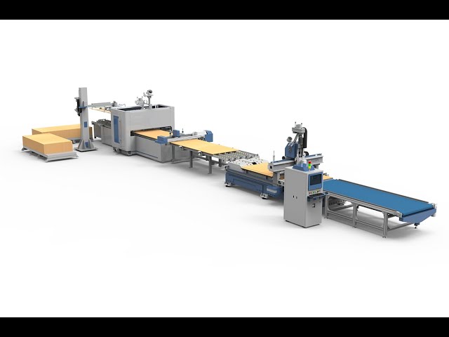 Intelligent double-sided drilling and cutting integrated machining center