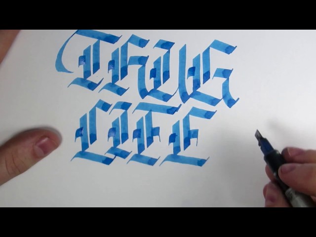 Very Satisfying Calligraphy Compilation