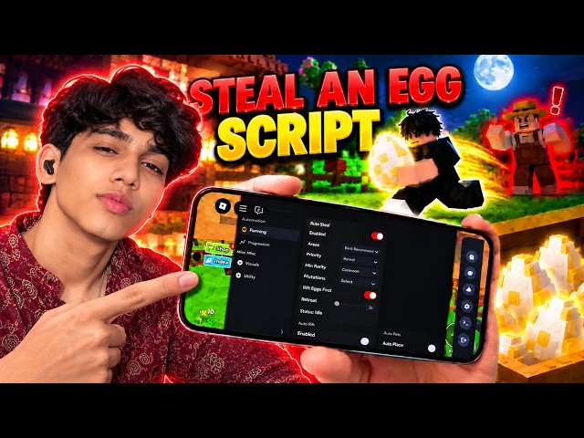 STEAL AN EGG SCRIPT - AUTO STEAL, KEYLESS, EASY SETUP FULLY WORKING STEAL AN EGG SCRIPT