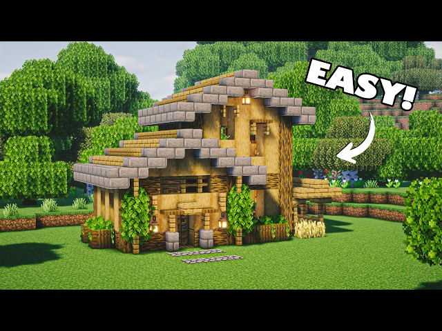 🔨Minecraft Easy Build Tutorial ::Starter House🔨