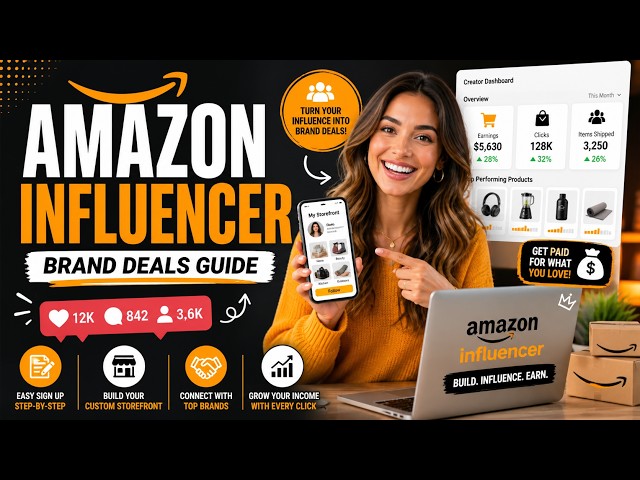 How to subscribe with Amazon Influencer Program for brand deals - Full Guide