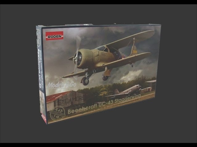 Roden 1/48 Beechcraft UC-43 Staggerwing Scale Model Review