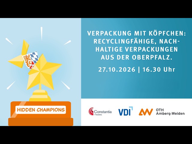 Hidden Champions Oberpfalz präsentiert Constantia Pirk GmbH & Co. KG