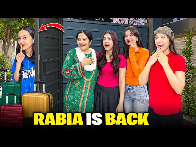 Rabia is Back From Karachi🤩♥️Surprise & Emotional Entry😭🫂Zainab Ny Police Ko Call Kardi😱😡Sistrology 