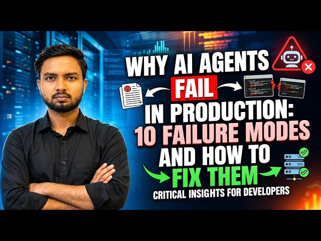 Why AI Agents Fail in Production | 10 Failure Modes & How to Fix Them