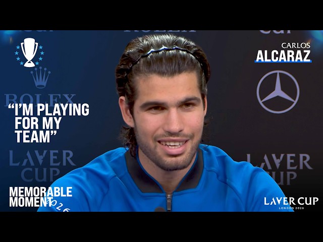 Carlos Alcaraz Press Conference | Laver Cup 2026 Match 7