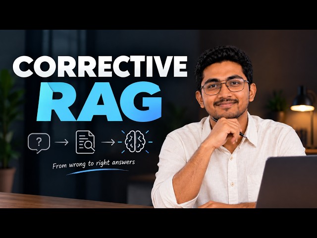 Corrective RAG (CRAG) Explained & Built from Scratch | Fix Wrong AI Answers 🚀
