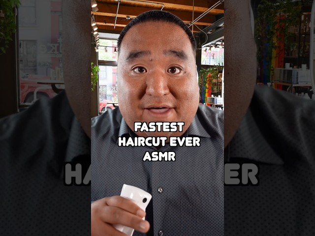 The FASTEST Haircut Ever โ๏ธ ASMR Roleplay