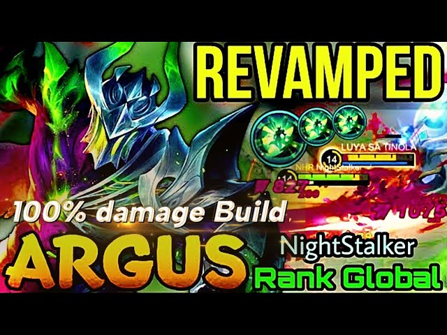 Argus BEST Build 2026! INSANE Damage & 1v5 Carry 😱 | Mobile Legends #