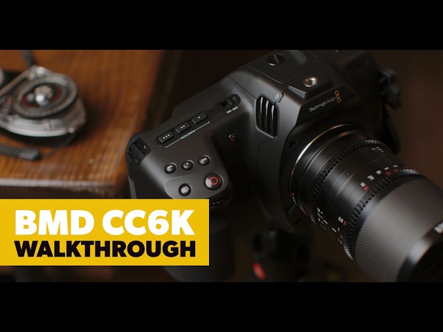 BMD Cinema Camera 6K Tutorial | Complete Walkthrough