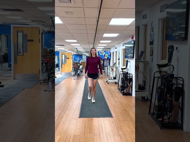 Walking with a Lifelike Silicone BK Prosthesis | Abby