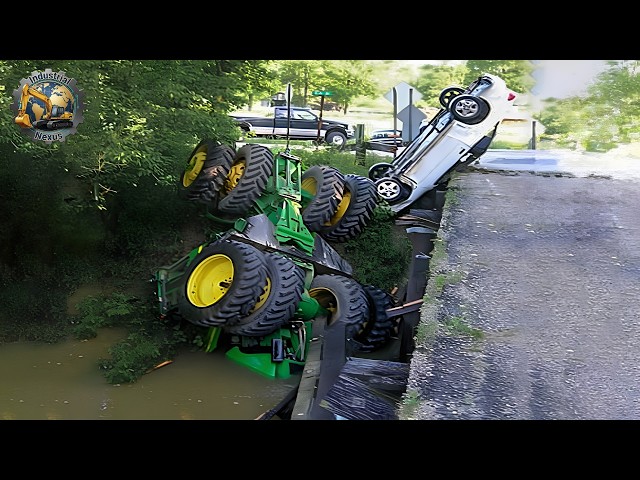 Idiots With Tractors: Stuck in Mud Fails | Extreme Dangerous Heavy Equipment Fails #11