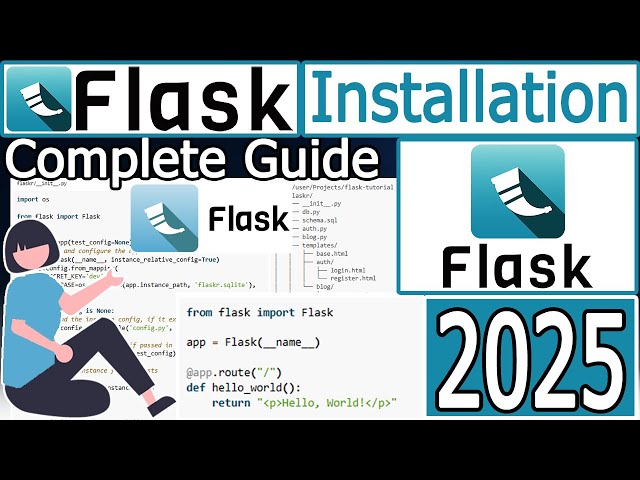 How to Install Flask with latest Python 3.13 on Windows 10/11 [ 2025 Update ] Python Flask Tutorial