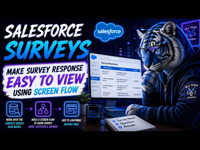 Salesforce Surveys Part 4: Make Survey Response Easy to View Using Screen Flow