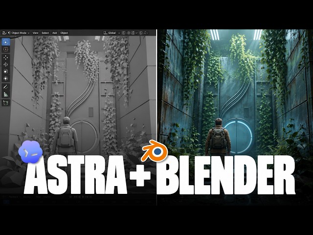 How To Create INSANE Scenes In Blender + GPT-6 Astra + Higgsfield