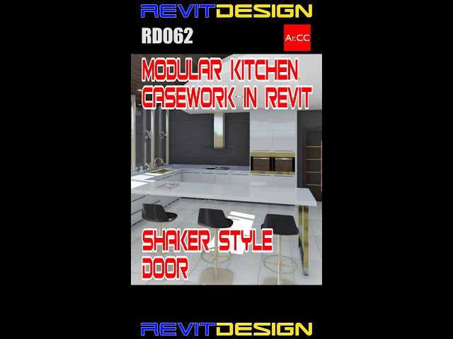 Revit Casework Shaker Style Door #Shorts