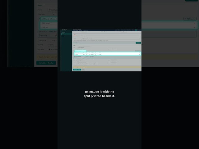 Clean agent room volume in minutes — add a trench, subtract the racks