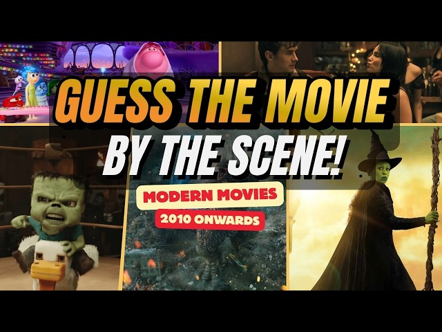 Movie Quiz - How Many Films Can You Identify? Modern Movies 2010+