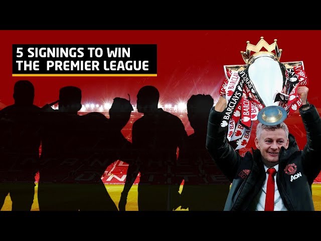 5 Transfers To Make Manchester United Premier League Champions | Solskjaer's Tactics 2019/20