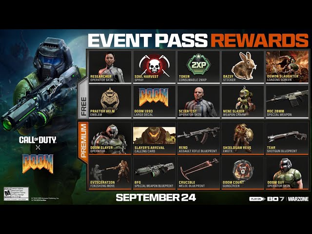 NEW Black Ops 7 x DOOM Event Pass Update… (The Haunting)