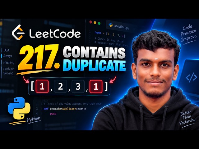 Solving LeetCode Problem! | Contains Duplicate #217  | Python