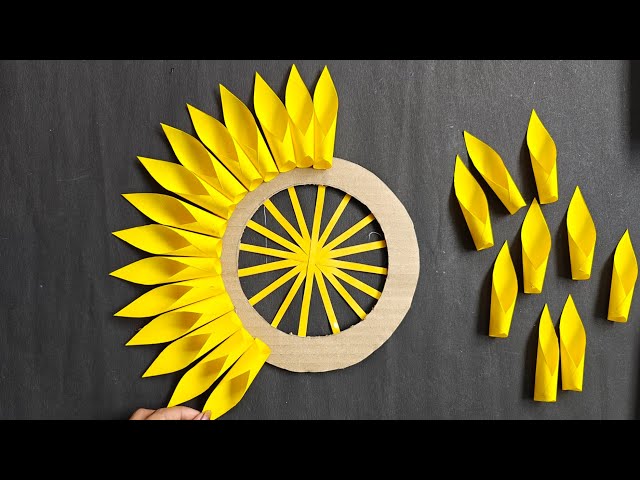 DIY beautiful paper wall hanging /paper craft idea/easy paper wall hanging